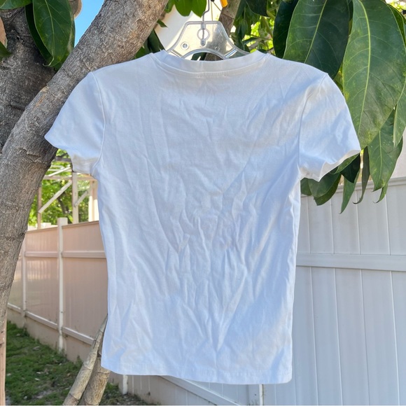 Edikted Cherry Heart Baby Tee Top. - Picture 11 of 12